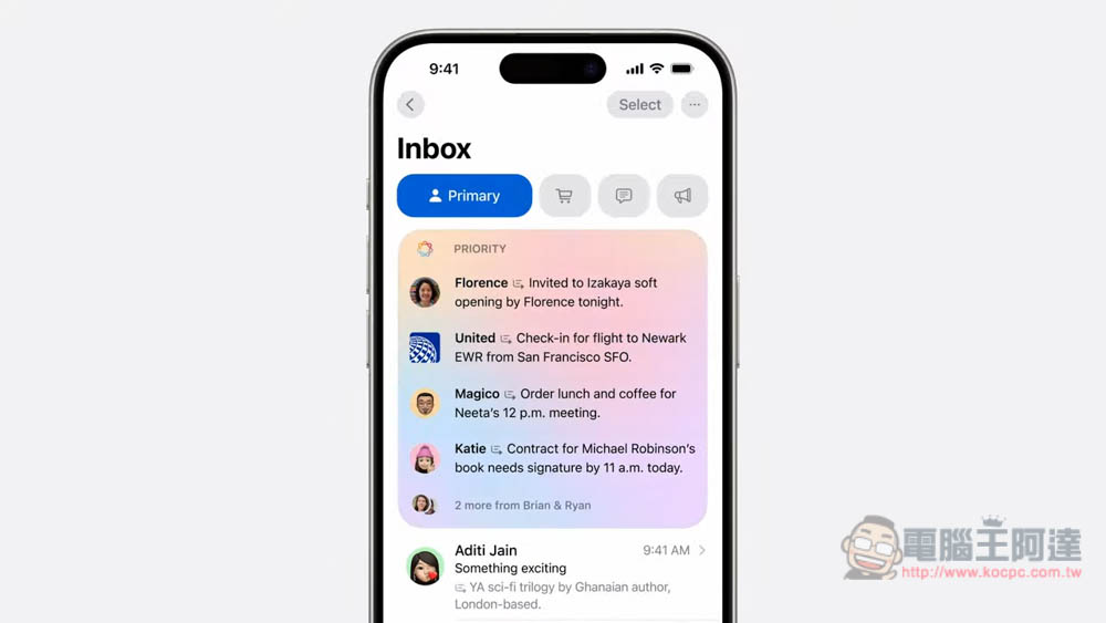 蘋果自家 AI 亮相!Apple Intelligence 強調超高隱私、在本機就能運行、新功能整理 - 電腦王阿達 蘋果自家 AI 亮相!Apple Intelligence 強調超高隱私、在本機就能運行、新功能整理 - 電腦王阿達