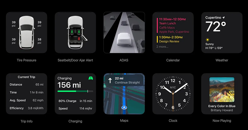 次世代 Apple CarPlay 詳細介面曝光,輔助駕駛系統甚至是車輛角度都能顯示 - 電腦王阿達 次世代 Apple CarPlay 詳細介面曝光,輔助駕駛系統甚至是車輛角度都能顯示 - 電腦王阿達