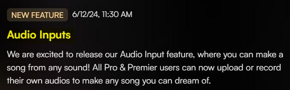 Suno 最新「Audio Input」功能上線,任何聲音都能創作歌曲 - 電腦王阿達 Suno 最新「Audio Input」功能上線,任何聲音都能創作歌曲 - 電腦王阿達