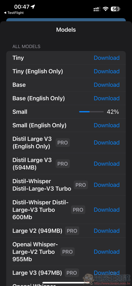 AI 轉錄工具 MacWhisper 登陸 iOS 測試版動手玩,一樣可以載入本地語言模型! - 電腦王阿達 AI 轉錄工具 MacWhisper 登陸 iOS 測試版動手玩,一樣可以載入本地語言模型! - 電腦王阿達