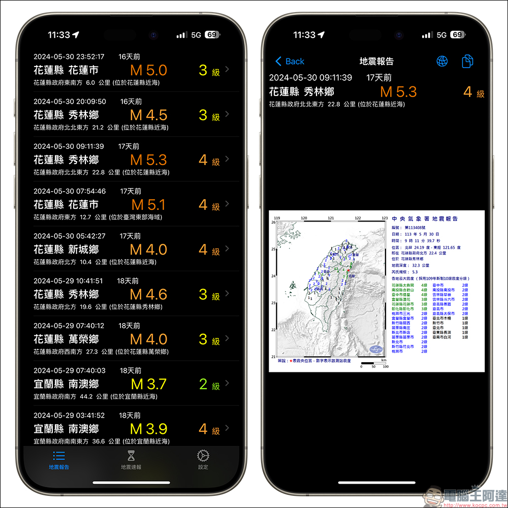 KNY地震速報 App iOS 版正式上架:支援動態島和即時動態顯示 - 電腦王阿達 KNY地震速報 App iOS 版正式上架:支援動態島和即時動態顯示 - 電腦王阿達