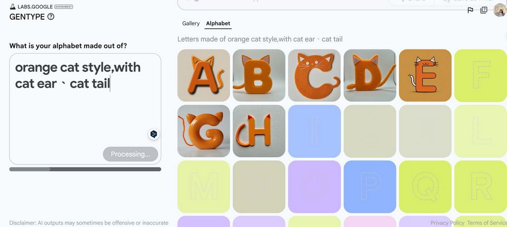 Google Labs 推出新工具「GenType」,簡單咒語就可生成客製化英文字母表 - 電腦王阿達 Google Labs 推出新工具「GenType」,簡單咒語就可生成客製化英文字母表 - 電腦王阿達