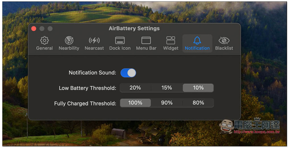 AirBattery 在 Mac 選單列中即時查看 iPhone、iPad、AirPods、Apple Watch 的電量狀況 - 電腦王阿達 AirBattery 在 Mac 選單列中即時查看 iPhone、iPad、AirPods、Apple Watch 的電量狀況 - 電腦王阿達