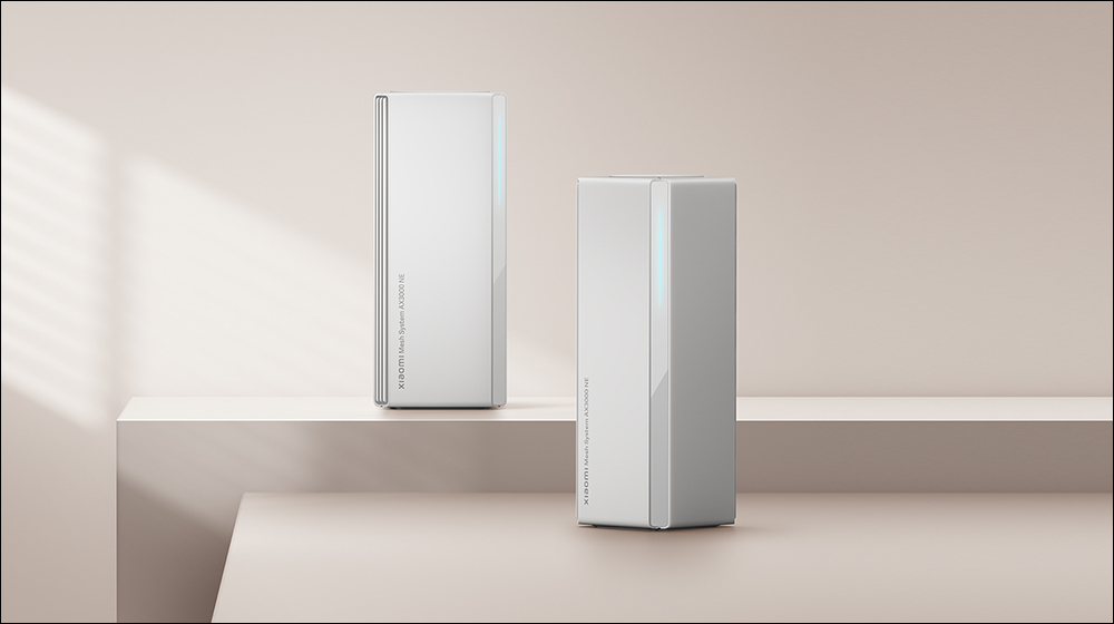 小米 Xiaomi AX3000 Mesh 路由器在台開賣,兩件裝只要 1,995 元 - 電腦王阿達 小米 Xiaomi AX3000 Mesh 路由器在台開賣,兩件裝只要 1,995 元 - 電腦王阿達
