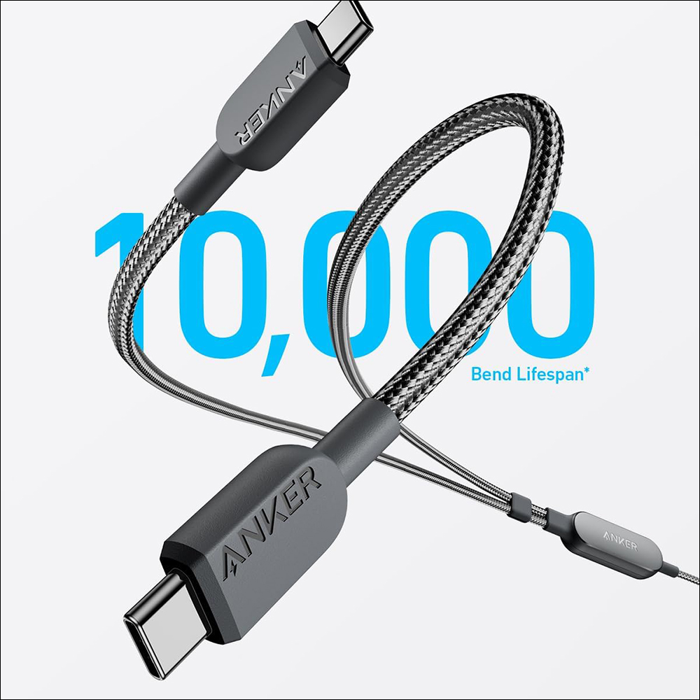 Anker 推出全新 2 合 1 的 USB-C 充電傳輸線,最大 140W 快速充電、支援自動調整充電功率,同時為兩台設備充電更省充電孔 - 電腦王阿達 Anker 推出全新 2 合 1 的 USB-C 充電傳輸線,最大 140W 快速充電、支援自動調整充電功率,同時為兩台設備充電更省充電孔 - 電腦王阿達