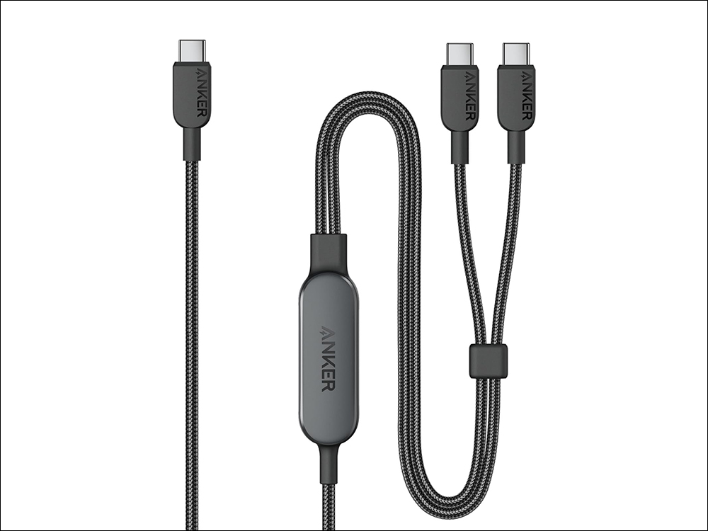 Anker 推出全新 2 合 1 的 USB-C 充電傳輸線,最大 140W 快速充電、支援自動調整充電功率,同時為兩台設備充電更省充電孔 - 電腦王阿達 Anker 推出全新 2 合 1 的 USB-C 充電傳輸線,最大 140W 快速充電、支援自動調整充電功率,同時為兩台設備充電更省充電孔 - 電腦王阿達
