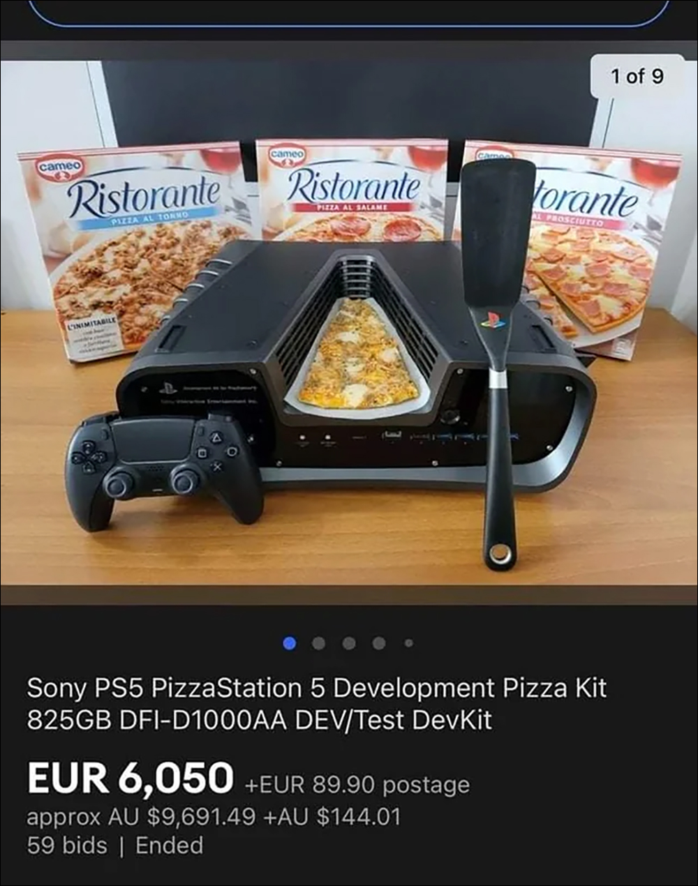 PS5 開發主機被偽裝 Pizza 製作器放網拍,價格超過約 21 萬元新台幣 - 電腦王阿達 PS5 開發主機被偽裝 Pizza 製作器放網拍,價格超過約 21 萬元新台幣 - 電腦王阿達