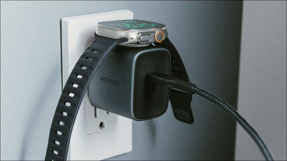 NOMAD 推出內建 Apple Watch 充電器的 65W GaN 快速充電器,雙 USB-C 與 Made for Apple Watch 認證 - 電腦王阿達 NOMAD 推出內建 Apple Watch 充電器的 65W GaN 快速充電器,雙 USB-C 與 Made for Apple Watch 認證 - 電腦王阿達