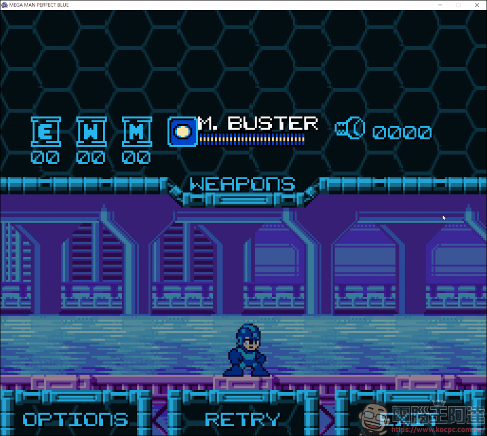 洛克人粉絲向遊戲-Mega Man Perfect Blue - 電腦王阿達 洛克人粉絲向遊戲-Mega Man Perfect Blue - 電腦王阿達