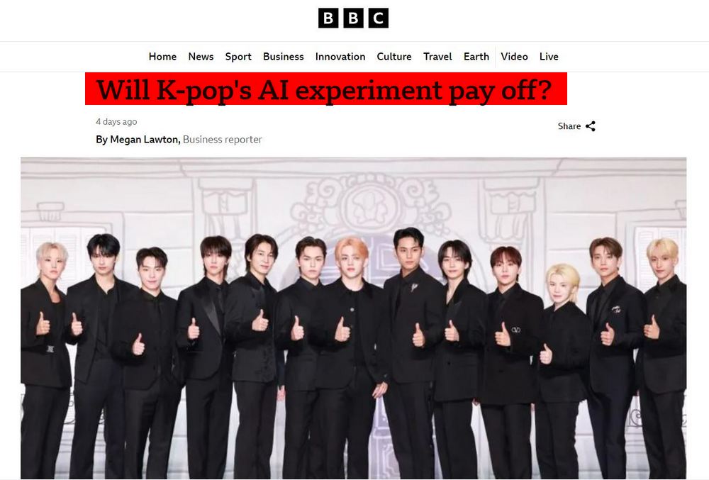 BBC 報導韓國人氣男團 SEVENTEEN 使用 AI 作曲,製作人親自澄清 - 電腦王阿達 BBC 報導韓國人氣男團 SEVENTEEN 使用 AI 作曲,製作人親自澄清 - 電腦王阿達