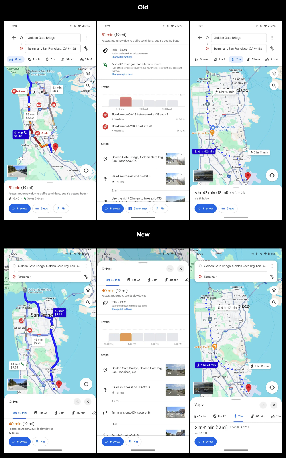 新 Google Maps 路線規劃介面降臨 Android,更簡約好看但少了一個「真.隱藏功能」(動眼看) - 電腦王阿達 新 Google Maps 路線規劃介面降臨 Android,更簡約好看但少了一個「真.隱藏功能」(動眼看) - 電腦王阿達