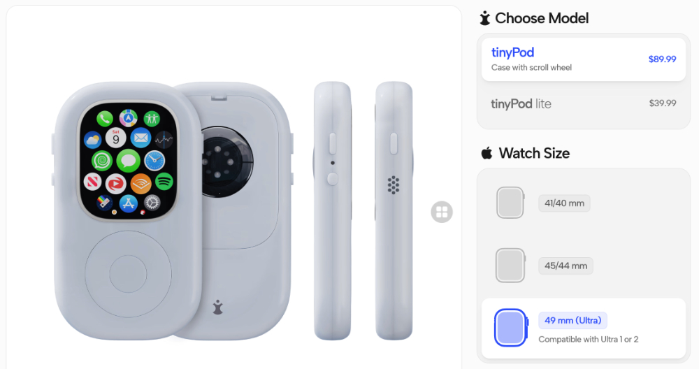 把 Apple Watch 變身 iPod(還能用滾輪觸控!)的神奇配件 tinyPod 來了 - 電腦王阿達 把 Apple Watch 變身 iPod(還能用滾輪觸控!)的神奇配件 tinyPod 來了 - 電腦王阿達