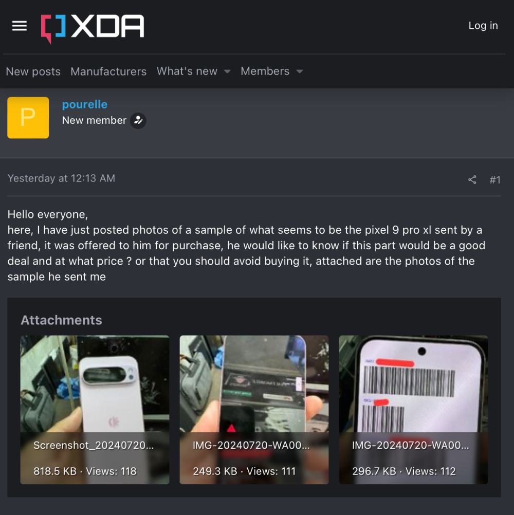 Pixel 9 Pro XL 實機洩漏更多規格:全面採用 16GB RAM 與三星 modem(默) - 電腦王阿達 Pixel 9 Pro XL 實機洩漏更多規格:全面採用 16GB RAM 與三星 modem(默) - 電腦王阿達
