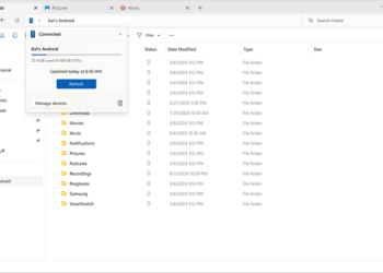 更深度整合！Windows 11 新功能透過檔案總管，就能無線瀏覽和存取 Android 手機資料