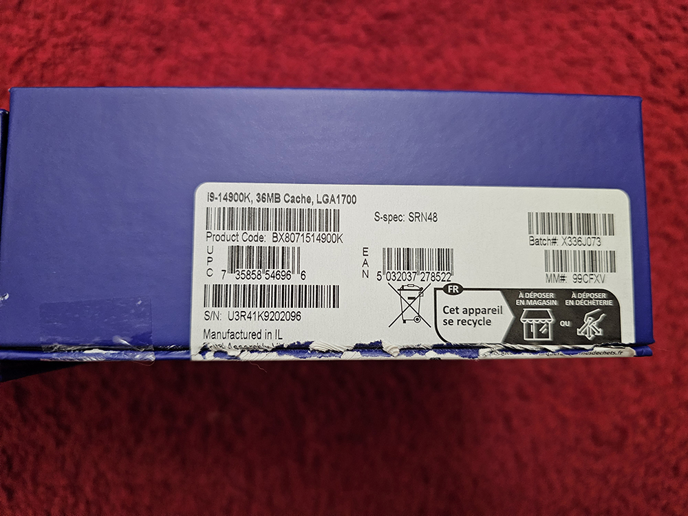 國外用戶抱怨 Intel RMA 流程非常糟糕,還稱他的 i9-14900K 是假貨 - 電腦王阿達 國外用戶抱怨 Intel RMA 流程非常糟糕,還稱他的 i9-14900K 是假貨 - 電腦王阿達