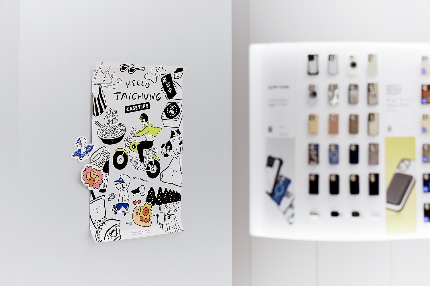 CASETiFY 全台首間街邊門市於台中勤美 誠品綠園道盛大開幕!攜手台日藝術家共創在地生活藝術塗鴉 以潮流新棲地蔓延創造力 - 電腦王阿達 完成指定步驟有機會獲得免費來店禮:勤美獨家開幕海報及藝術家章魚燒燒、Skater John 貼紙