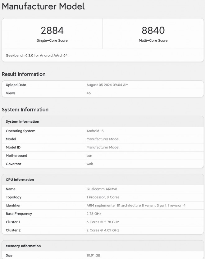 高通 Snapdragon 8 Gen 4 首筆跑分現身 Geekbench,多核贏過 A17 Pro - 電腦王阿達 高通 Snapdragon 8 Gen 4 首筆跑分現身 Geekbench,多核贏過 A17 Pro - 電腦王阿達