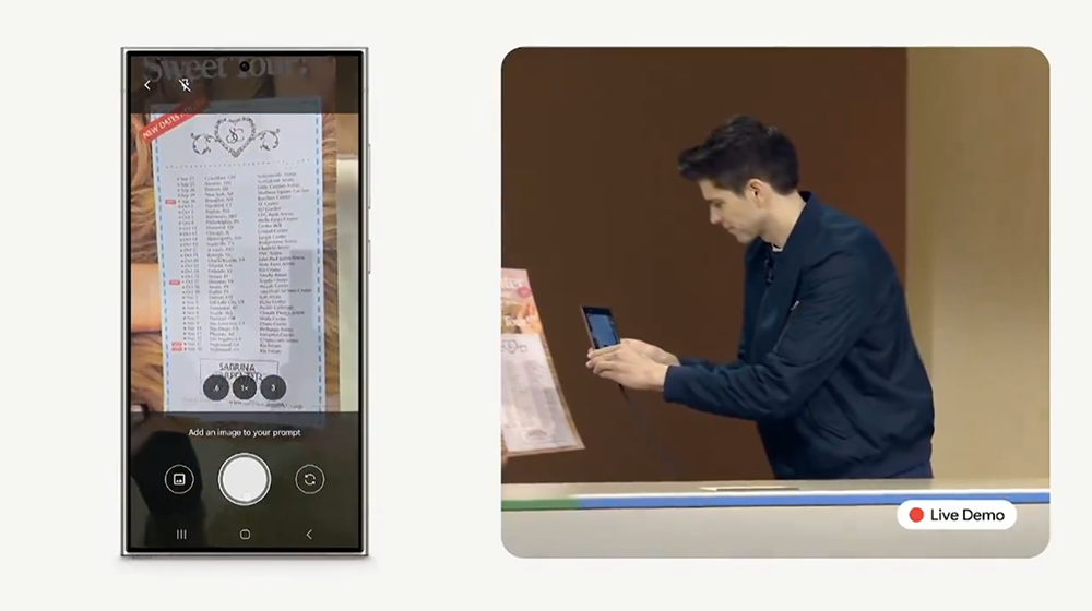 尷尬,Google 直播使用 Galaxy S24 Ultra 展示 Gemini AI 功能時發生 2 次失敗 - 電腦王阿達 尷尬,Google 直播使用 Galaxy S24 Ultra 展示 Gemini AI 功能時發生 2 次失敗 - 電腦王阿達