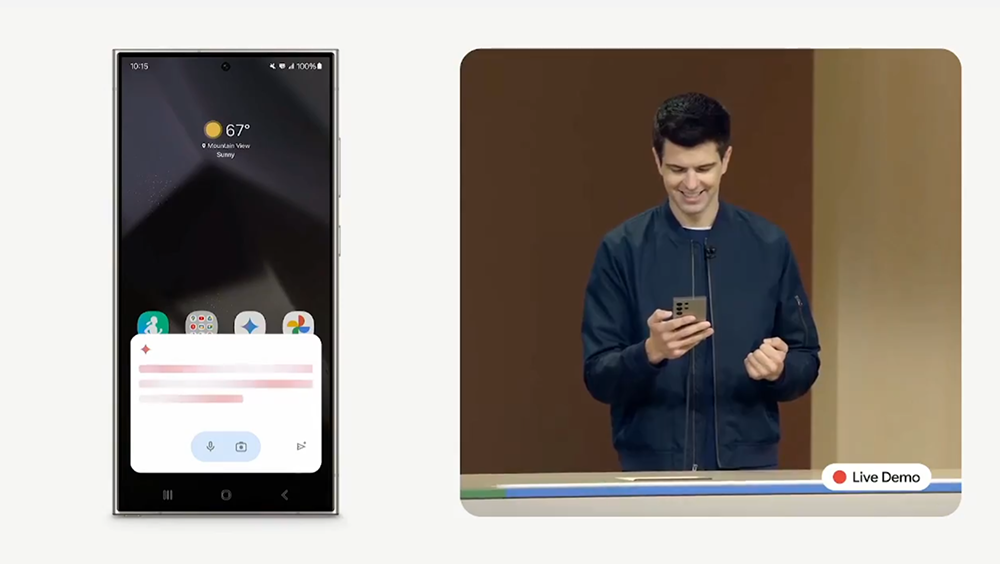 尷尬,Google 直播使用 Galaxy S24 Ultra 展示 Gemini AI 功能時發生 2 次失敗 - 電腦王阿達 尷尬,Google 直播使用 Galaxy S24 Ultra 展示 Gemini AI 功能時發生 2 次失敗 - 電腦王阿達