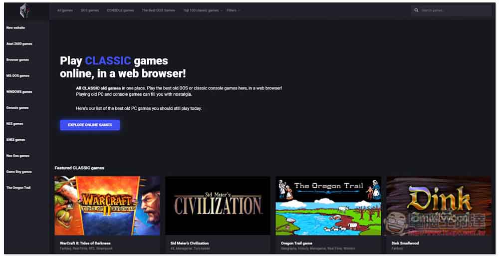 Play CLASSIC games 大量免費老 PC 遊戲用瀏覽器就能玩,無需安裝 - 電腦王阿達 Play CLASSIC games 大量免費老 PC 遊戲用瀏覽器就能玩,無需安裝 - 電腦王阿達