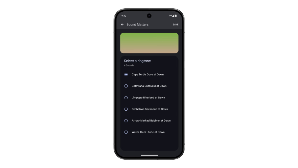超療癒 Pixel 9 新鈴聲「Sound Matters」開始提供給其他 Pixel 手機使用者 - 電腦王阿達 超療癒 Pixel 9 新鈴聲「Sound Matters」開始提供給其他 Pixel 手機使用者 - 電腦王阿達