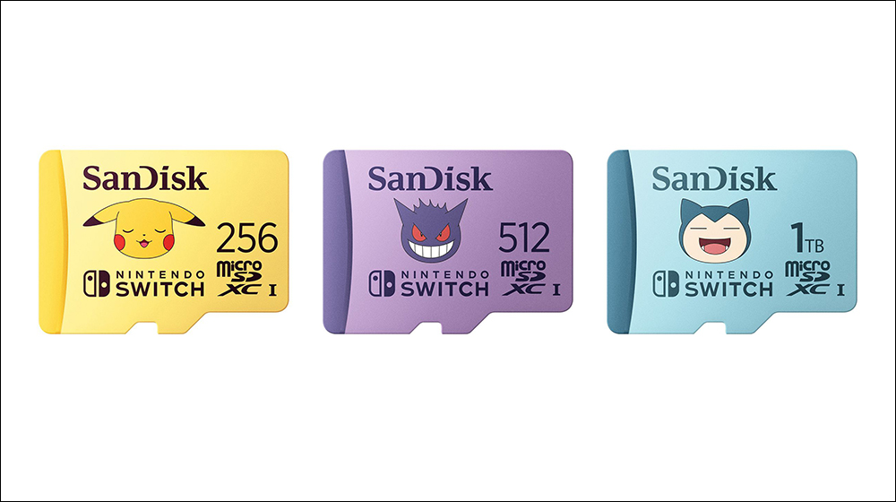 SanDisk 推出全新寶可夢聯名款 microSD 卡,1TB 超大容量卡比獸卡登場! - 電腦王阿達 SanDisk 推出全新寶可夢聯名款 microSD 卡,1TB 超大容量卡比獸卡登場! - 電腦王阿達