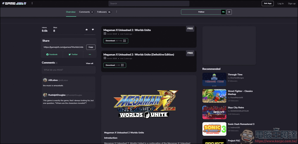 CAPCOM VS SEGA 聯動遊戲?玩家自製的格鬥遊戲 Megaman X Unleashed 2 Worlds Unite - 電腦王阿達 CAPCOM VS SEGA 聯動遊戲?玩家自製的格鬥遊戲 Megaman X Unleashed 2 Worlds Unite - 電腦王阿達