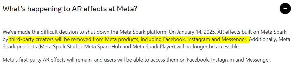 Meta 宣布停止非官方濾鏡:Facebook、Instagram、Messenger 第三方濾鏡即將消失 - 電腦王阿達 Meta 宣布停止非官方濾鏡:Facebook、Instagram、Messenger 第三方濾鏡即將消失 - 電腦王阿達