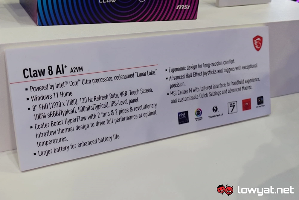 微星確認新一代電競掌機 MSI Claw 8 AI+ 於下個月公布開賣資訊,將配備更大的 80Wh 電池 - 電腦王阿達 微星確認新一代電競掌機 MSI Claw 8 AI+ 於下個月公布開賣資訊,將配備更大的 80Wh 電池 - 電腦王阿達