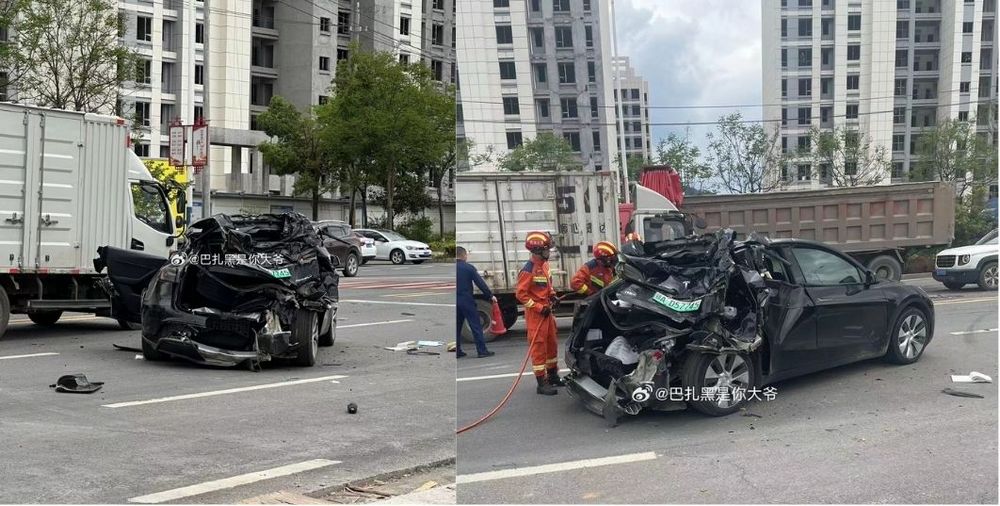 特斯拉 Model Y 再證安全性能:大貨車猛烈衝擊下,車內四人均幸免於難 - 電腦王阿達 特斯拉 Model Y 再證安全性能:大貨車猛烈衝擊下,車內四人均幸免於難 - 電腦王阿達