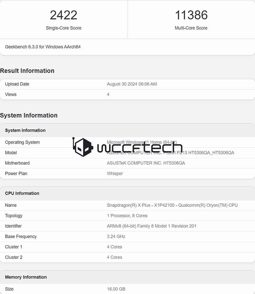 更便宜的高通 AI PC!8 核心 Snapdragon X Plus 首個效能實測現身,GPU 效能非常糟糕 - 電腦王阿達 更便宜的高通 AI PC!8 核心 Snapdragon X Plus 首個效能實測現身,GPU 效能非常糟糕 - 電腦王阿達