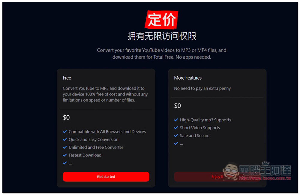 Youtube Converter.com 免費無廣告的 MP3 音樂下載工具,轉換速度快 - 電腦王阿達 Youtube Converter.com 免費無廣告的 MP3 音樂下載工具,轉換速度快 - 電腦王阿達