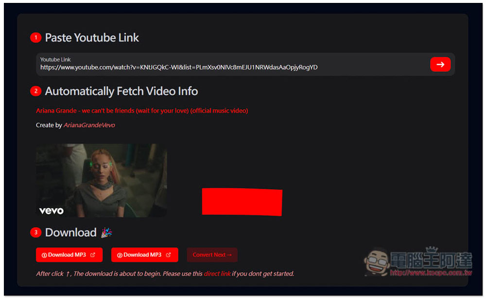 Youtube Converter.com 免費無廣告的 MP3 音樂下載工具,轉換速度快 - 電腦王阿達 Youtube Converter.com 免費無廣告的 MP3 音樂下載工具,轉換速度快 - 電腦王阿達