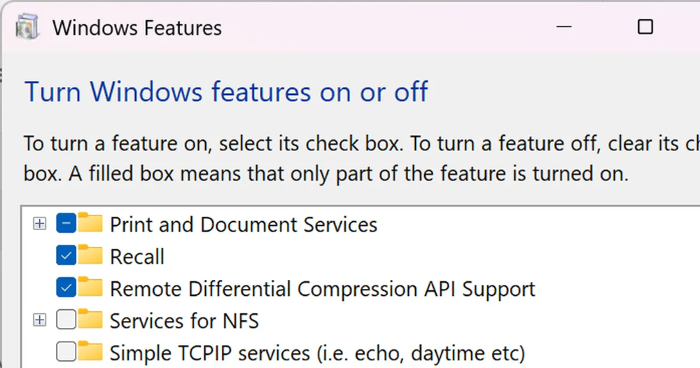 微軟證實可移除 Windows Recall「只是個 Bug」 微軟證實可移除 Windows Recall「只是個 Bug」