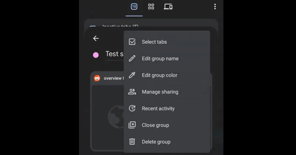 Google Chrome 最新標籤頁群組分享功能,在 Android 上被玩到了 - 電腦王阿達 Google Chrome 最新標籤頁群組分享功能,在 Android 上被玩到了 - 電腦王阿達