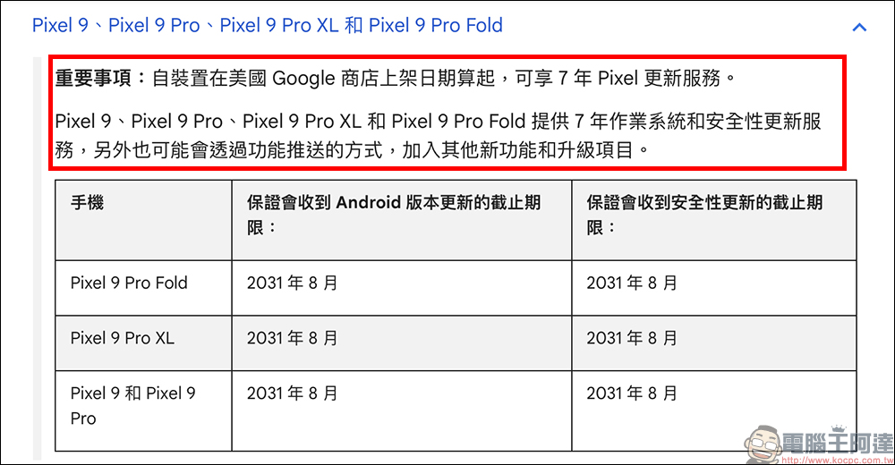 Google Pixel Watch 3 僅提供 3 年保障更新,時間不如自家 Pixel 手機 - 電腦王阿達 Google Pixel Watch 3 僅提供 3 年保障更新,時間不如自家 Pixel 手機 - 電腦王阿達