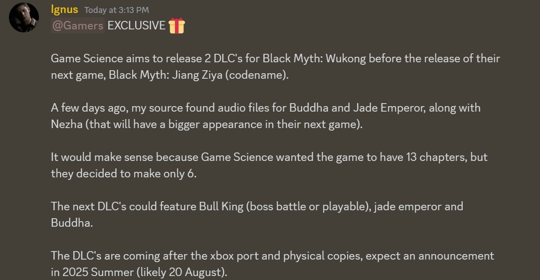 《黑神話:悟空》據傳將推出兩部 DLC,而續作《黑神話:姜子牙》也正在計劃中 - 電腦王阿達 《黑神話:悟空》據傳將推出兩部 DLC,而續作《黑神話:姜子牙》也正在計劃中 - 電腦王阿達