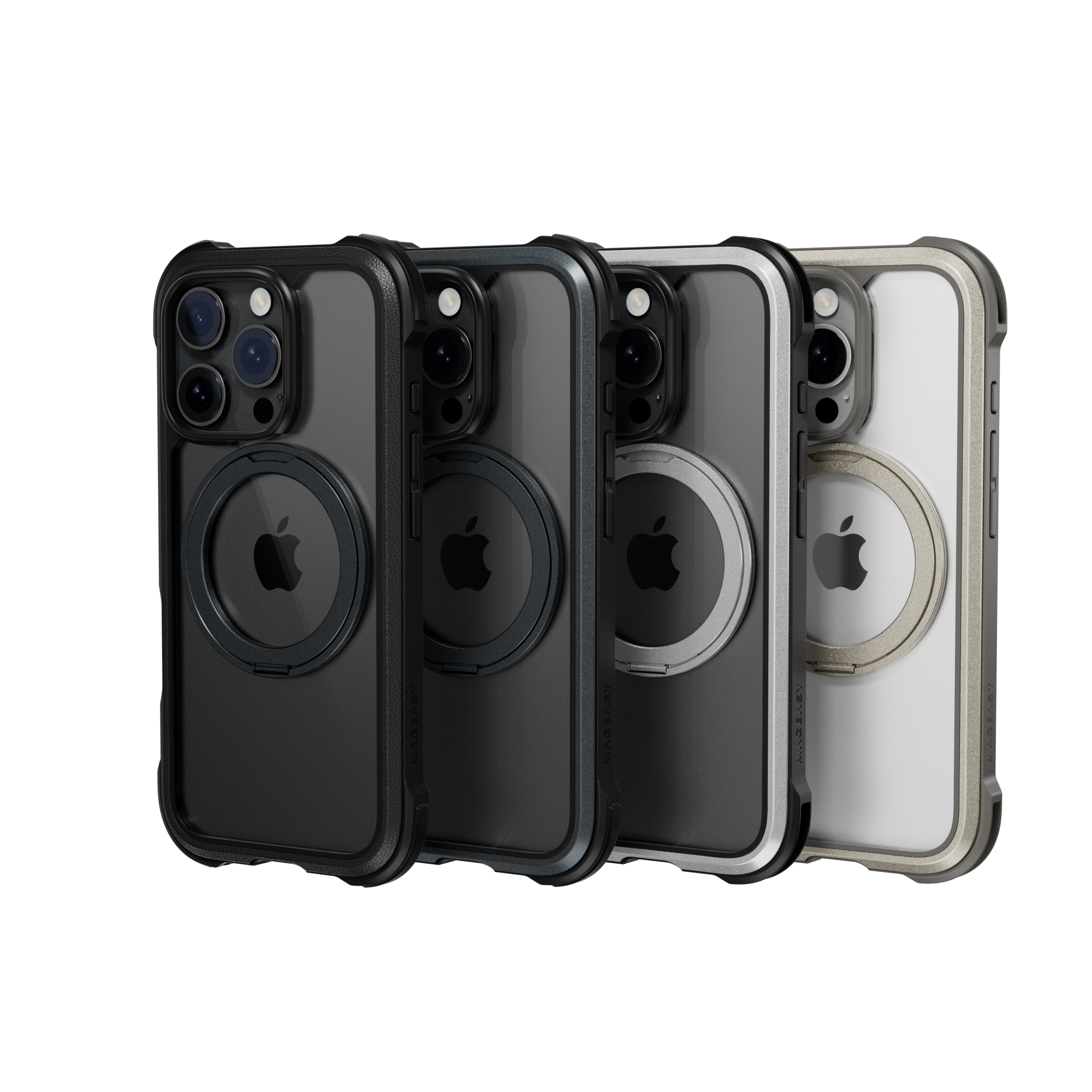MAGEASY 推出新款 iPhone 16 系列手機配件,軍規防摔保護力全面升級、機能風格再蛻變,完美適配蘋果新機 - 電腦王阿達 Odyssey Stand M 超軍規防摔磁吸支架手機殼