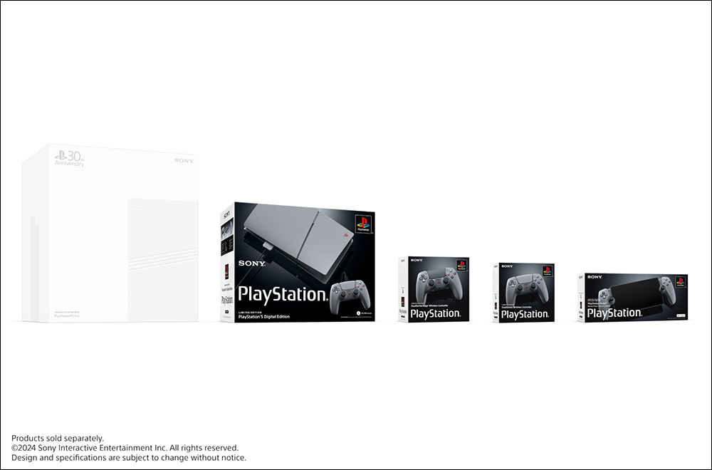 PlayStation 推出 30週年限定主機:致敬初代 PS 經典配色, PS5、PS5 Pro、PS Portal 通通有 - 電腦王阿達 PlayStation 推出 30週年限定主機:致敬初代 PS 經典配色, PS5、PS5 Pro、PS Portal 通通有 - 電腦王阿達