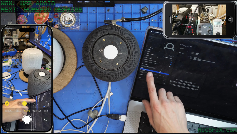 HomePod 維修拆解影片意外發現隱藏的 USB 音訊外接支援 HomePod 維修拆解影片意外發現隱藏的 USB 音訊外接支援