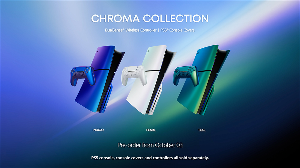 PS5 三大耀眼新色!PlayStation 推出全新 Chroma 系列閃耀登場,重新定義遊戲美學 - 電腦王阿達 PS5 三大耀眼新色!PlayStation 推出全新 Chroma 系列閃耀登場,重新定義遊戲美學 - 電腦王阿達