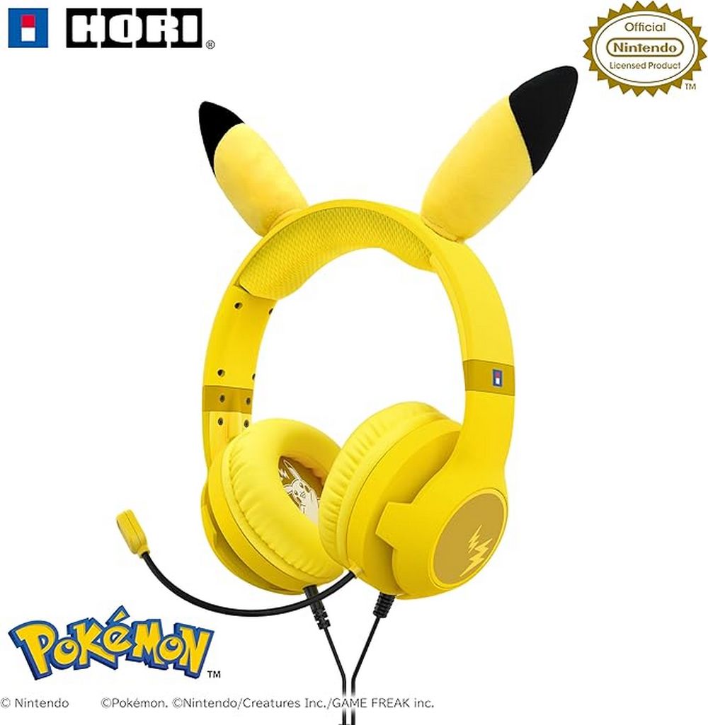 超可愛皮卡丘頭戴式耳機來襲!HORI 推出任天堂官方授權的 Nintendo Switch 專用耳機 - 電腦王阿達 超可愛皮卡丘頭戴式耳機來襲!HORI 推出任天堂官方授權的 Nintendo Switch 專用耳機 - 電腦王阿達