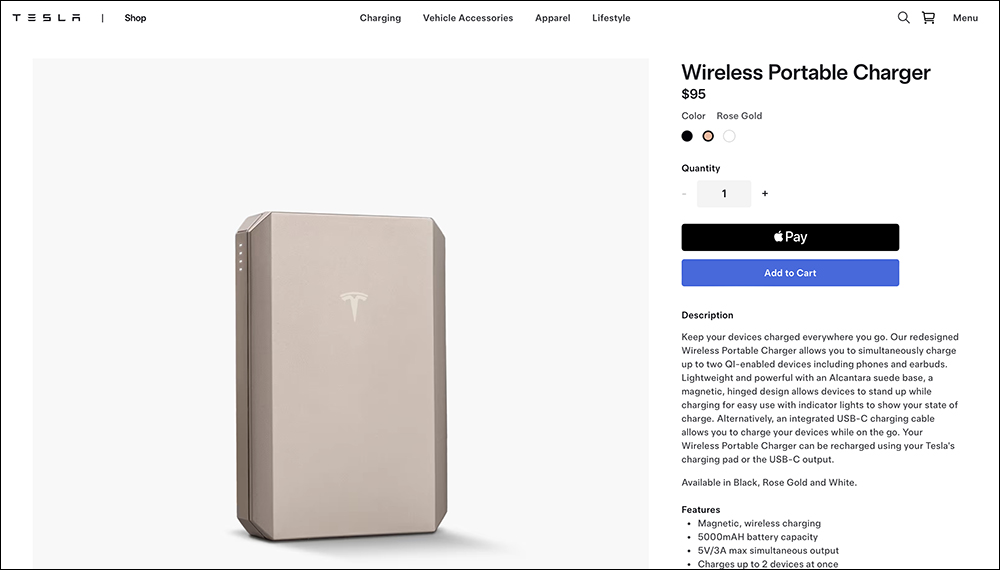特斯拉全新無線行動電源推出:簡約外型搭配磁吸摺疊設計,MagSafe 磁吸手機支架、支援 2 台裝置同時充電 - 電腦王阿達 特斯拉全新無線行動電源推出:簡約外型搭配磁吸摺疊設計,MagSafe 磁吸手機支架、支援 2 台裝置同時充電 - 電腦王阿達