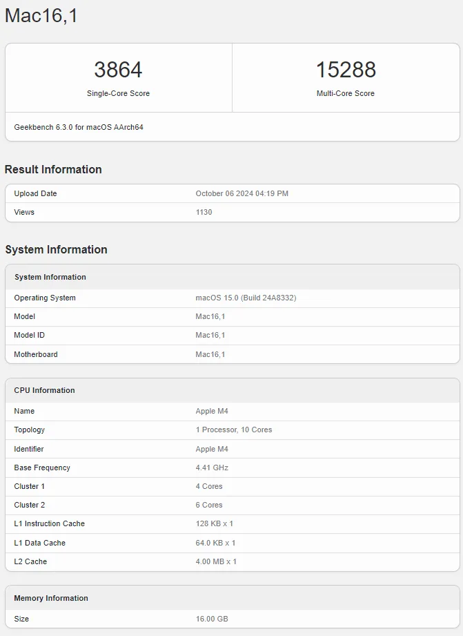 首個 M4 Mac 跑分現身,單核和多核略高於 iPad Pro - 電腦王阿達 首個 M4 Mac 跑分現身,單核和多核略高於 iPad Pro - 電腦王阿達