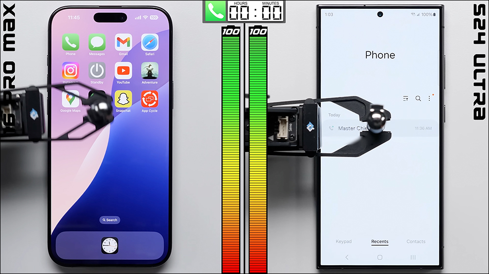 iPhone 16 Pro Max 與 Galaxy S24 Ultra 再次對決,電池續航實測結果出爐 - 電腦王阿達 iPhone 16 Pro Max 與 Galaxy S24 Ultra 再次對決,電池續航實測結果出爐 - 電腦王阿達