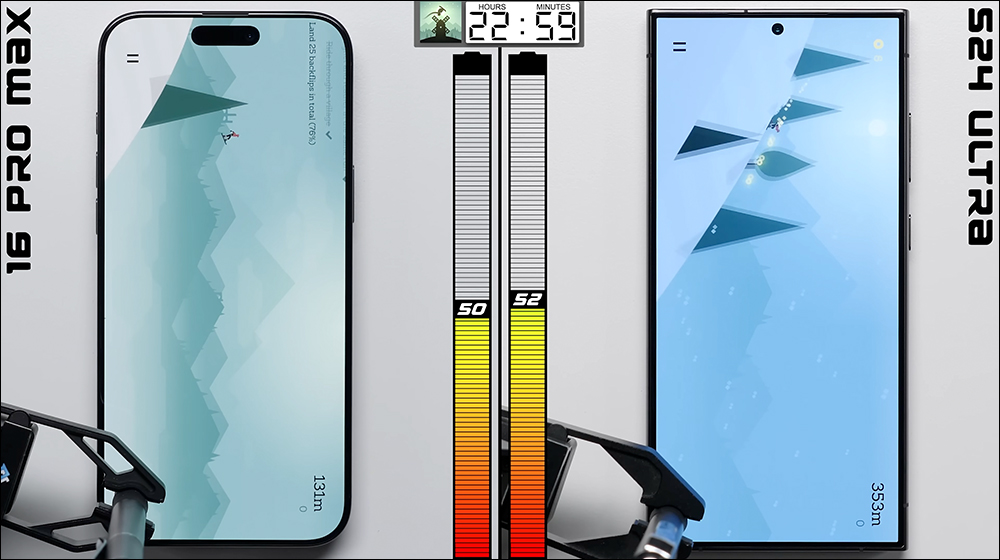 iPhone 16 Pro Max 與 Galaxy S24 Ultra 再次對決,電池續航實測結果出爐 - 電腦王阿達 iPhone 16 Pro Max 與 Galaxy S24 Ultra 再次對決,電池續航實測結果出爐 - 電腦王阿達