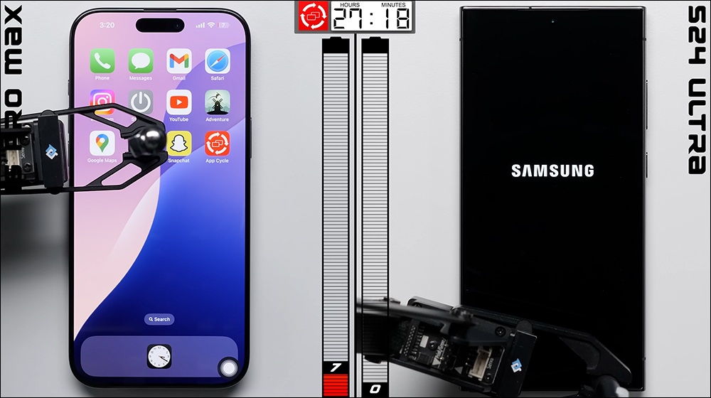 iPhone 16 Pro Max 與 Galaxy S24 Ultra 再次對決,電池續航實測結果出爐 - 電腦王阿達 iPhone 16 Pro Max 與 Galaxy S24 Ultra 再次對決,電池續航實測結果出爐 - 電腦王阿達