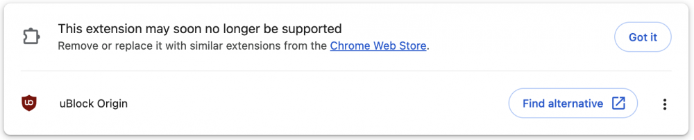 Google 警告別再用 uBlock Origin 阻擋廣告了,Chrome 很快就會停止支援 - 電腦王阿達 Google 警告別再用 uBlock Origin 阻擋廣告了,Chrome 很快就會停止支援 - 電腦王阿達