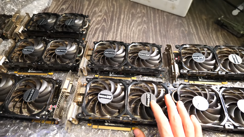 這人也太幸運!只花 100 美元從礦場買 10 張 GTX 1070 顯卡,9 張能正常運行 - 電腦王阿達 這人也太幸運!只花 100 美元從礦場買 10 張 GTX 1070 顯卡,9 張能正常運行 - 電腦王阿達