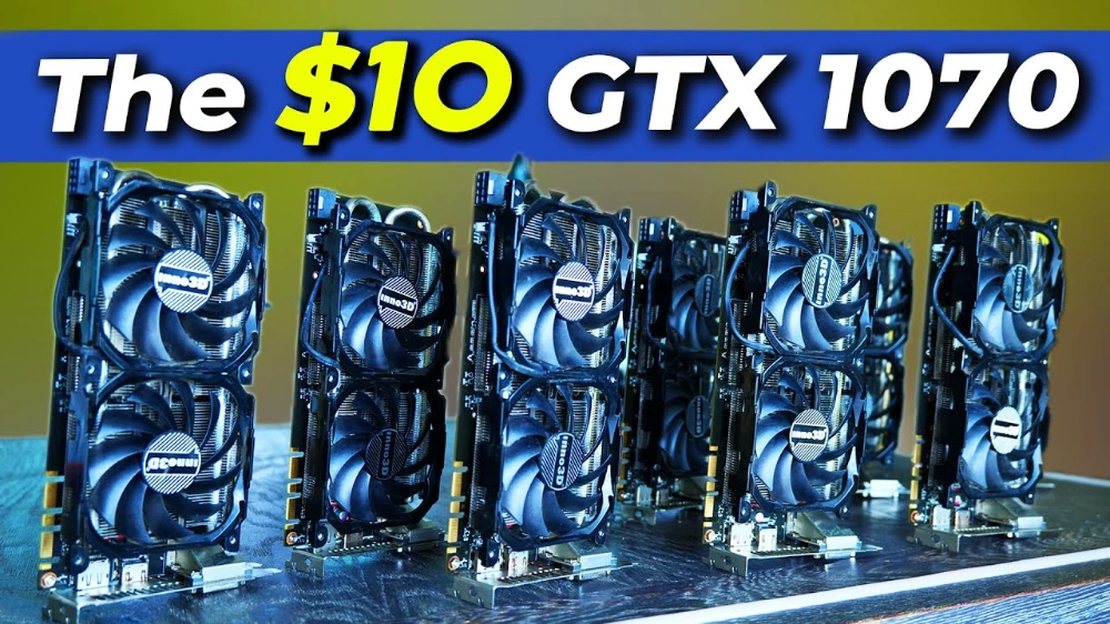 這人也太幸運!只花 100 美元從礦場買 10 張 GTX 1070 顯卡,9 張能正常運行 - 電腦王阿達 這人也太幸運!只花 100 美元從礦場買 10 張 GTX 1070 顯卡,9 張能正常運行 - 電腦王阿達